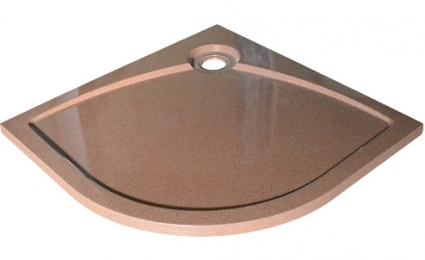 Поддон для душа GuteWetter Deluxe 100x100x4 R терракот