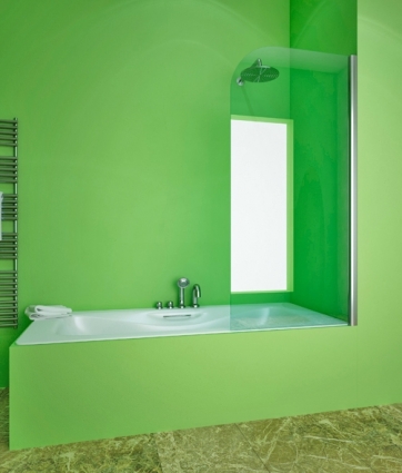 Шторка на ванну GuteWetter Lux Pearl GV-601A правая 70 см стекло бесцветное, профиль хром
