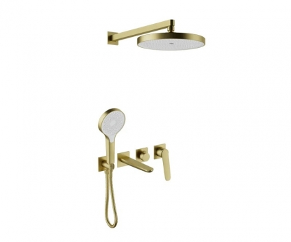 Душевой комплект Bronze de Luxe Icon 3009CBG золото