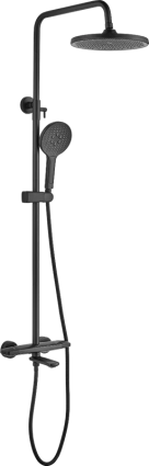 Душевая стойка Rose R3936H черная