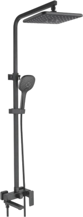 Душевая стойка Rose R2836H черная