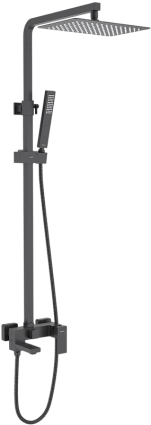 Душевая стойка AQUATEK Либра AQ2640MB матовая черная