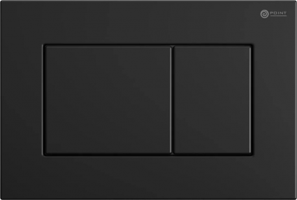 Кнопка смыва Point Ника PN44081BM черная матовая