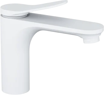 Смеситель для раковины Wonzon & Woghand WW-A40482-MW белый матовый