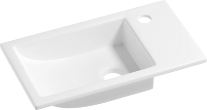 Раковина Wellsee WC Area 151805000 45, глянцевая белая