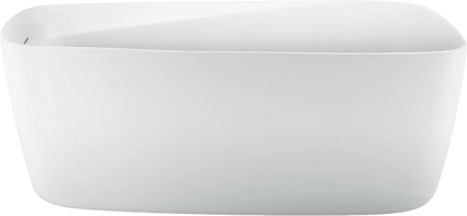 Акриловая ванна AQUATEK Паола AQ-190778 170x80 см, отдельностоящая, белая, на ножках, со сливом-переливом