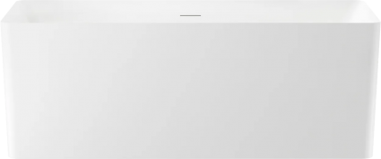 Акриловая ванна Wellsee Pure BY Wellsee 165x75 см, отдельностоящая, белая, на ножках, со сливом-переливом, с донным клапаном