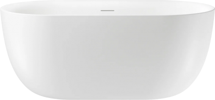 Акриловая ванна Wellsee Chic Riviera 150x80 см, отдельностоящая, белая, овальная, на ножках, со сливом-переливом, с донным клапаном, фурнитура золото