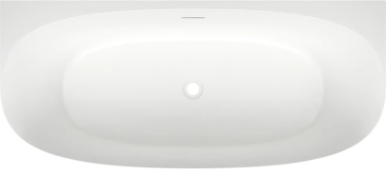 Акриловая ванна Wellsee Belle Spa 2.0 170x75 см, пристенная, белая, с каркасом, со сливом-переливом, с донным клапаном, фурнитура золото