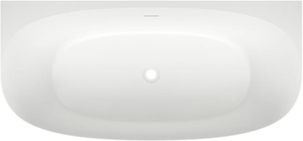 Акриловая ванна Wellsee Belle Spa 2.0 160x75 см, пристенная, белая, на ножках, со сливом-переливом, с донным клапаном, фурнитура белая