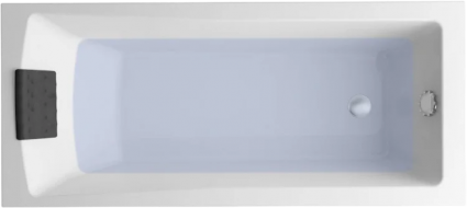 Акриловая ванна Lavinia Boho One 160x70 см, встраиваемая, белая, с каркасом, с экраном, с подголовником