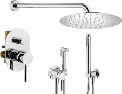 Комплект для ванной Plumberia Selection Ixo KITZXO15CR С ВНУТРЕННЕЙ ЧАСТЬЮ, хром