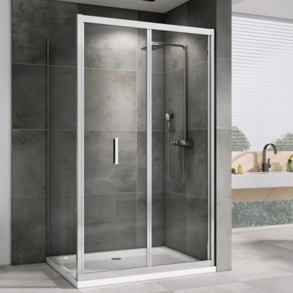 Душевой уголок Abber Sonnenstrand AG07110-S70 70x110, профиль хром, стекло прозрачное