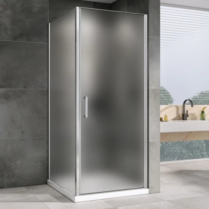 Душевой уголок Abber Sonnenstrand AG04090M-S80M 80x90, профиль хром, стекло матовое