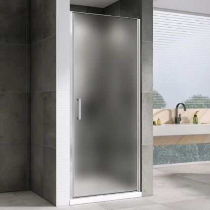 Душевая дверь в нишу Abber Sonnenstrand AG04070M 70 см, профиль хром, стекло матовое