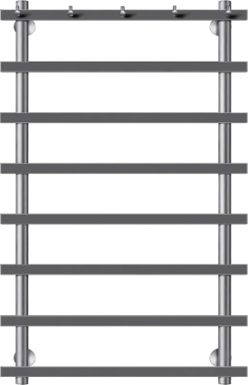 Полотенцесушитель электрический Secado Понтида 1 K, L 100x50, графит