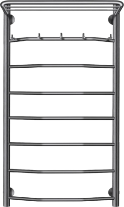 Полотенцесушитель электрический Secado Агата 1 КСП 100x50, графит, R