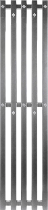 Полотенцесушитель электрический Secado Сандриго 5К 1300/280 R, графит