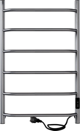Полотенцесушитель электрический Indigo Roof Lux LCRLE80-50GFMRt graphite metallic