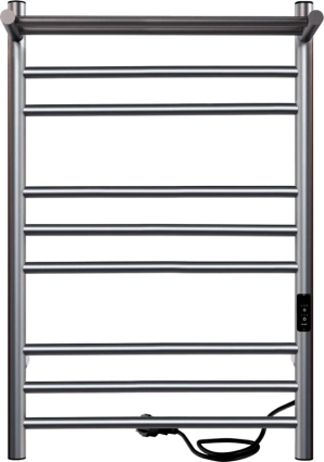 Полотенцесушитель электрический Indigo Line Trinity LСLTE80-50PGFMRt с полкой, graphite metallic