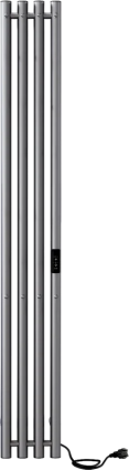 Полотенцесушитель электрический Indigo Style 4 LSE120-18GFMRt graphite metallic