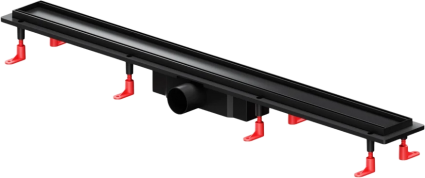 Душевой трап (лоток) Am.Pm PrimeFlow Tile 90 см, черный матовый