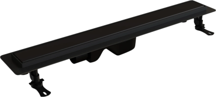 Душевой трап (лоток) RGW Drain Leo-31 черный, 40 см