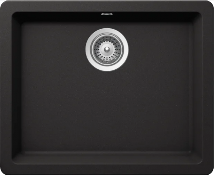 Мойка кухонная Schock Quadro 701047U 60 (N-100) Cristalite неро