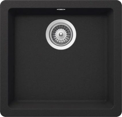 Мойка кухонная Schock Quadro 700509U 50 Cristalite оникс