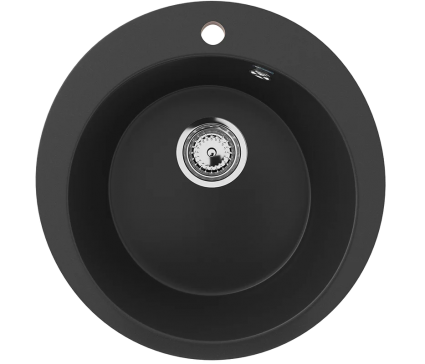 Мойка кухонная Ulgran U-405 -344 ультра-черная