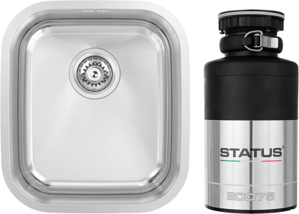 Комплект Мойка Kantera Aquarius + Измельчитель Status ECO 75