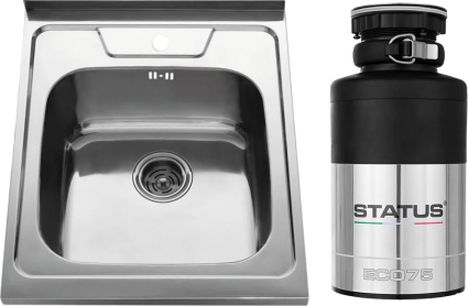 Комплект Мойка Kaiser + Измельчитель Status ECO 75