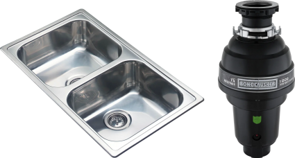 Комплект Мойка Reginox Diplomat 20 LUX KGOKG (box) + Измельчитель Bone Crusher BC 1000-AS