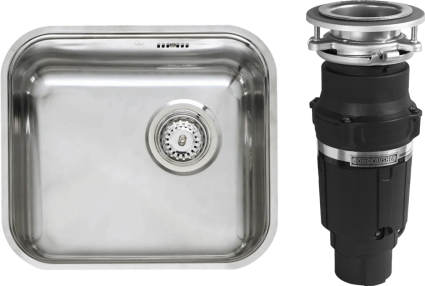 Комплект Мойка Reginox Colorado L18 4035 LUX OKG сталь + Измельчитель Bone Crusher BC 610-AS