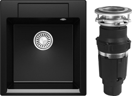 Комплект Мойка Polygran Argo 460 космос + Измельчитель Bone Crusher BC 610-AS
