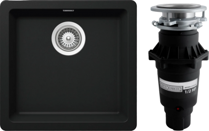 Комплект Мойка Schock Soho 700567U 50 (N-100S) Cristadur пуро + Измельчитель Bone Crusher BC 810-SL Slim Line