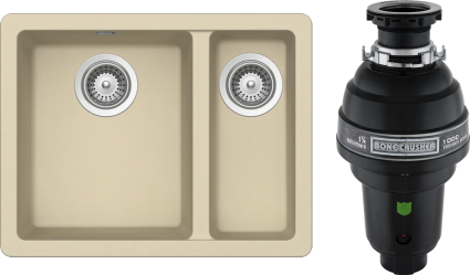 Комплект Мойка Schock Soho 700507U 60 Plus (N-150) Cristadur аворио + Измельчитель Bone Crusher BC 1000-AS