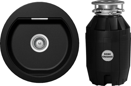 Комплект Мойка Schock Calypso 45 Cristadur магма + Измельчитель Bone Crusher BC 810-AS