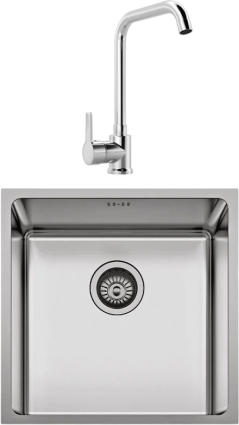 Комплект Мойка Seaman Eco Roma + Смеситель MEGA Ege MG-PL10 хром