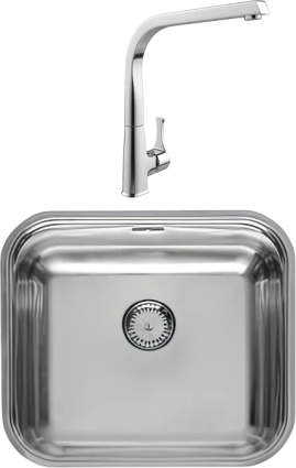 Комплект Мойка Reginox Colorado L Comfort New LUX OKG (c/box) сталь + Смеситель MEGA Mega
