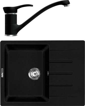 Комплект Мойка Lava L1.LAV + Смеситель SG04 LAV