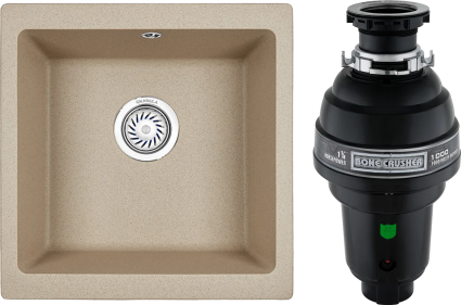 Комплект Мойка Granula 4451, песок + Измельчитель Bone Crusher BC 1000-AS