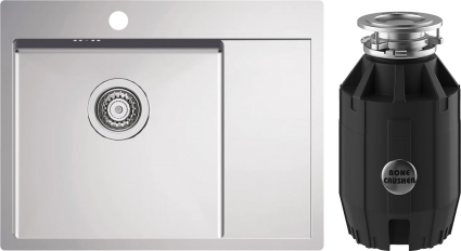 Комплект Мойка Alveus Quarto 20 1124383 + Измельчитель Bone Crusher BC 910-AS