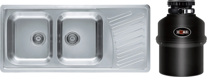 Комплект Мойка Alveus Elegant 70 satin + Измельчитель Emar