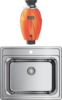 Комплект Мойка Omoikiri Ashi 56-IN + Измельчитель Nagare 750