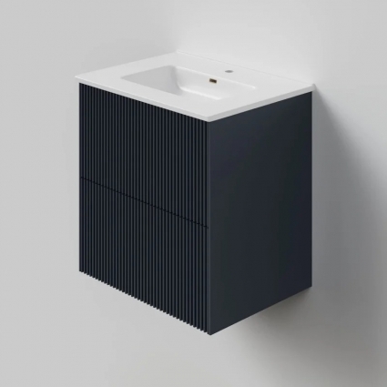 Тумба под раковину La Fenice TERRA Twin Blu Grigio синяя матовая 60 см