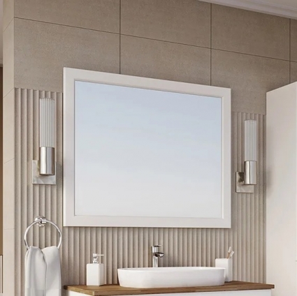 Зеркало ASB-Woodline Каталина 100 слоновая кость