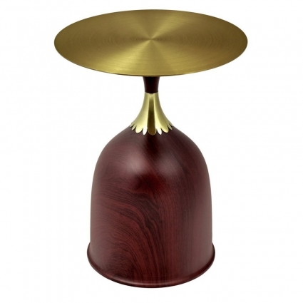 Кофейный стол bradexhome Stupa золотисто-коричневого цвета