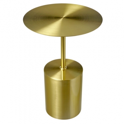 Кофейный стол bradexhome Solid золотого цвета