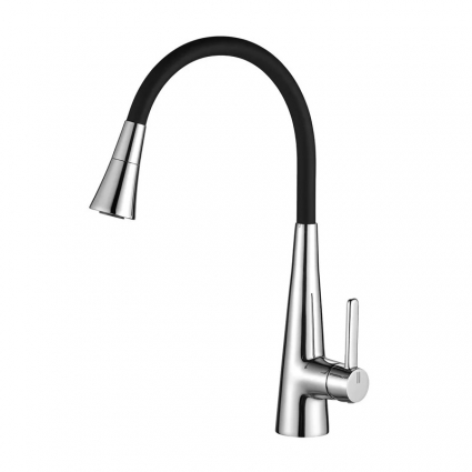 Смеситель для кухни Rose R213 с гибким изливом, хром